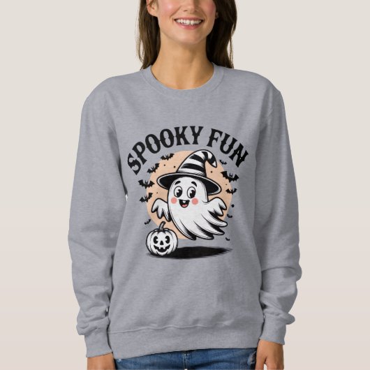 Spooky Fun Halloween T-shirt - Schattigee Cartoon  (Voorkant)