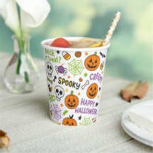 Spooky & Fun Pumpkin - Kleurrijk Halloween Patroon