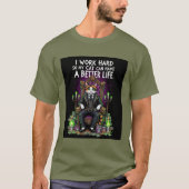 Spooky Funny Cat Quote | Kat is de baas T-shirt (Voorkant)