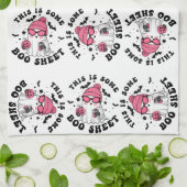 Spooky Funny Halloween Decor Ghost Theedoek (Gevouwen)