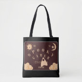 Spooky Gamer Fun Boardgame Illustratie Tote Bag (Voorkant)