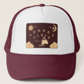 Spooky Gamer Fun Boardgame Slogan Trucker Pet (Voorkant)