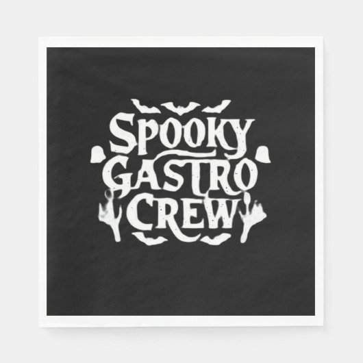 Spooky Gastro Crew Gastro Nurse Halloween Classic Servet (Voorkant)