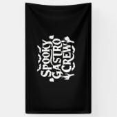 Spooky Gastro Crew Gastro Nurse Halloween Classic Spandoek (Verticaal)