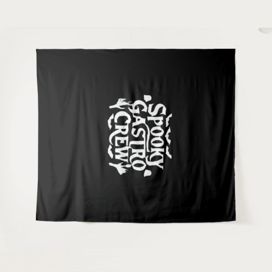 Spooky Gastro Crew Gastro Nurse Halloween Classic Wandkleed (Voorkant (horizontaal))