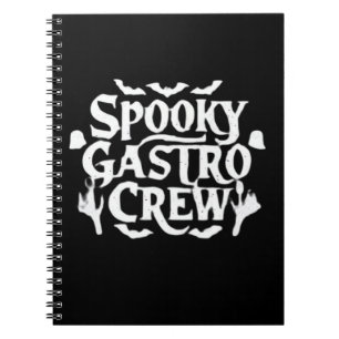 Spooky Gastro Crew Gastro Verpleegster Halloween K Notitieboek