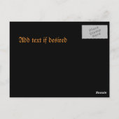 Spooky gateway briefkaart (Achterkant)