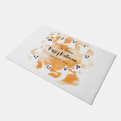 Spooky geest Halloween party waterverf Foam Board Deurmat (Schuin)