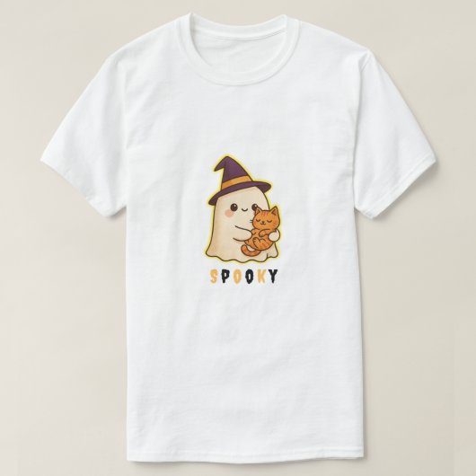 "Spooky" Geest T-shirt (Design voorkant)