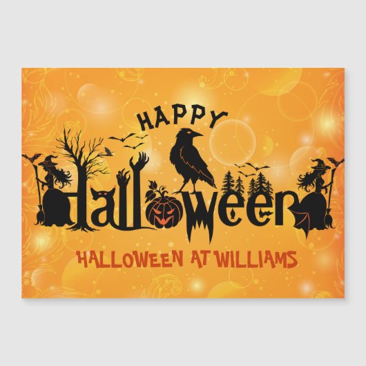 Spooky Gelukkig Halloween Concept Ontwerp (Voorkant)