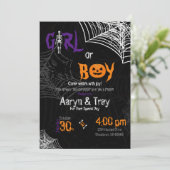 Spooky Gender onthullen Uitnodiging (Staand voorkant)