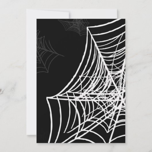 Spooky Gender onthullen Uitnodiging (Achterkant)