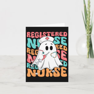 Spooky Geregistreerde Verpleegster Ghost Run Funny Kaart