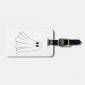 Spooky Ghost Bagagelabel (Voorkant horizontaal)