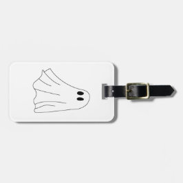 Spooky Ghost Bagagelabel