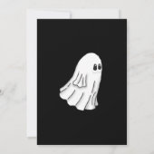 Spooky Ghost Birthday Invitation Kaart (Achterkant)