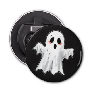 Spooky Ghost Button Flesopener
