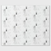 Spooky Ghost Cadeaupapier (Vlak)
