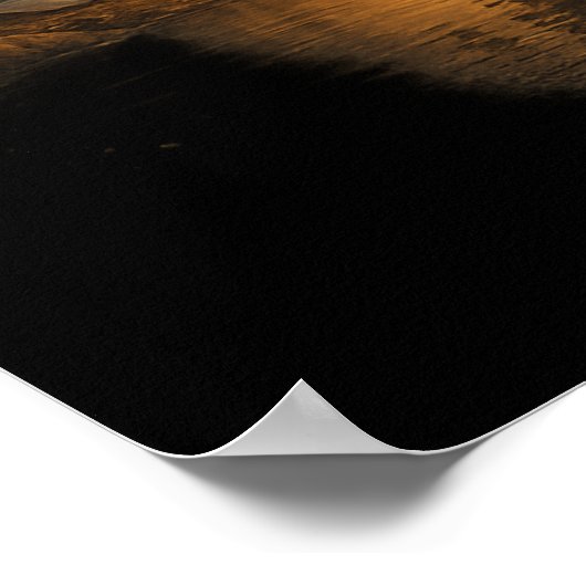 Spooky Ghost Campfire Night Forest Art - Halloween Poster (Hoek)