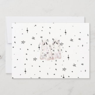 Spooky Ghost Cat Kaart "Punk sterren"