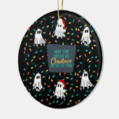 Spooky Ghost Christmas Ornament (Links)