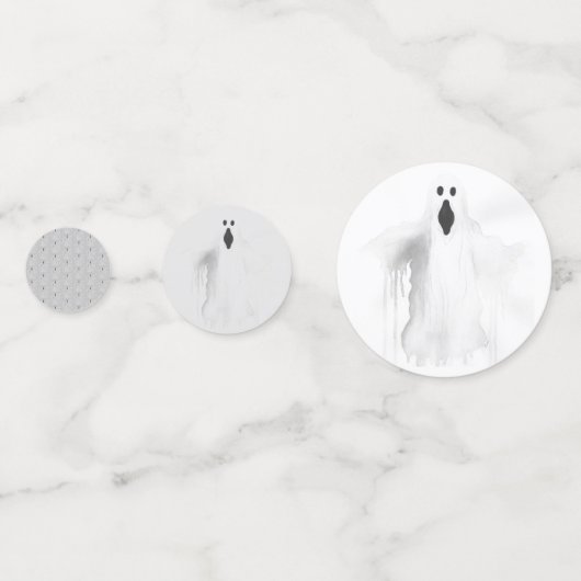 Spooky Ghost Confetti (Achterkanten)