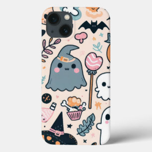 Spooky Ghost Cowboy Schattige Halloween Boo Wester Case-Mate iPhone Case