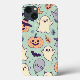 Spooky Ghost Cowboy Schattige Halloween Boo Wester Case-Mate iPhone Case