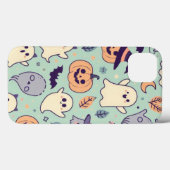 Spooky Ghost Cowboy Schattige Halloween Boo Wester Case-Mate iPhone Case (Achterkant (horizontaal))