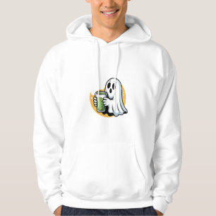 Spooky Ghost Drink Matcha Halloween Hoodie