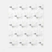 Spooky Ghost Fleece Deken (Voorkant)