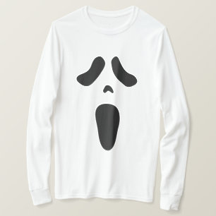 Spooky ghost gezicht Halloween partij kostuum shir T-shirt