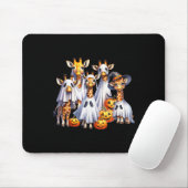 Spooky Ghost Giraffe Halloween Funny African Anima Muismat (Met muis)