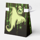 Spooky Ghost Green String Lights Tent Favor Boxes Bedankdoosjes (Achterkant)
