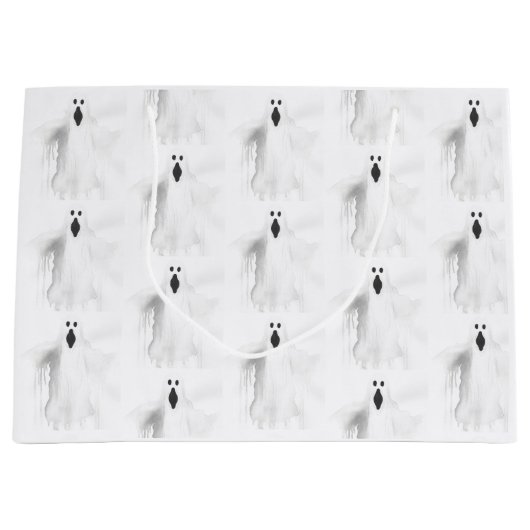 Spooky Ghost Groot Cadeauzakje (Voorkant)