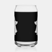 Spooky Ghost Halloween Blikvorm Glas (Links)