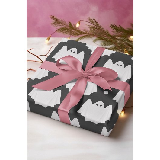 Spooky Ghost Halloween Cadeaupapier