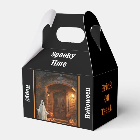 Spooky Ghost Halloween Collectie Bedankdoosjes (Voorkant Zijde)
