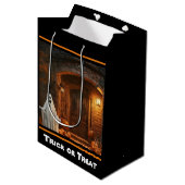 Spooky Ghost Halloween Collectie Medium Cadeauzakje (Voorkant Gekanteld)