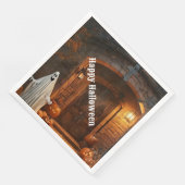 Spooky Ghost Halloween Collectie Servet (Hoek)