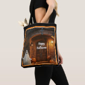 Spooky Ghost Halloween Collectie Tote Bag (Dichtbij)