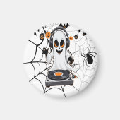 Spooky Ghost Halloween Decor Magneet (Voorkant)