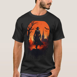 Spooky Ghost Halloween Hauntingly Stylis T-shirt