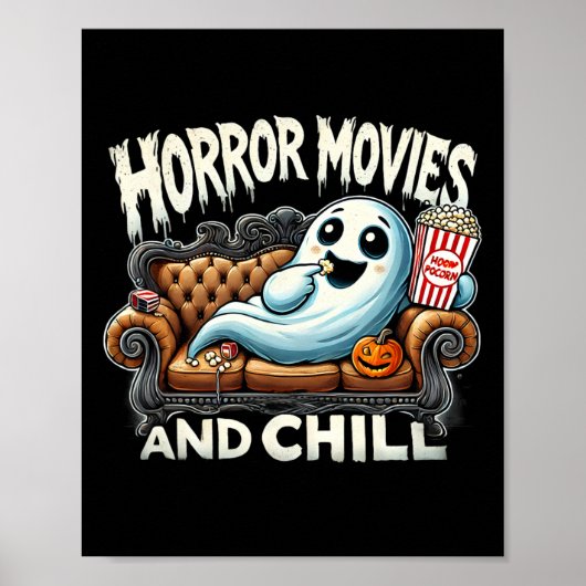 Spooky Ghost Halloween Horror Films en Chill Mov Poster (Voorkant)