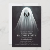 Spooky Ghost Halloween Kostuum Feest Kaart (Voorkant)