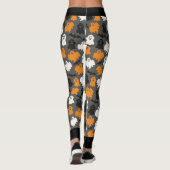 Spooky Ghost Halloween Leggings (Achterkant)