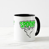 Spooky Ghost Halloween Mok (Voorkant rechts)