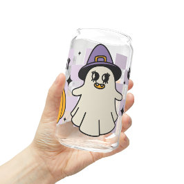 Spooky Ghost Halloween Mok, Herfst Halloween Gift Blikvorm Glas
