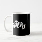 Spooky Ghost - Halloween Ontwerp Koffiemok (Links)