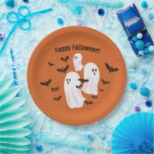 Spooky Ghost Halloween Paper Party Borden Papieren Bordje (Feest)